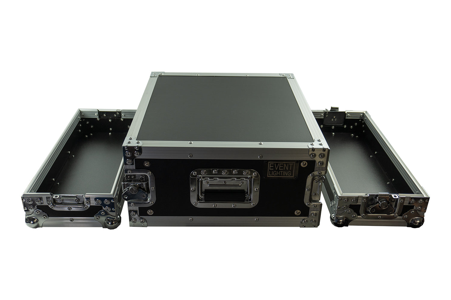 Event Lighting RACKP4RU 4RU Plywood Rack case open view