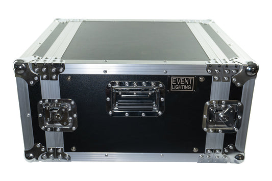 Event Lighting RACKP6RU 6RU Plywood Rack case front view 