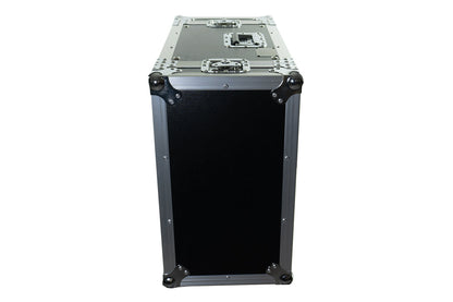 Event Lighting RACKP6RU 6RU Plywood Rack case side view 
