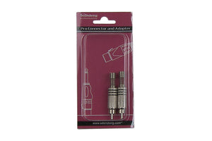 RCA2M - Pair of RCA male plugs, red and black