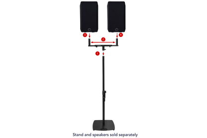 SB600 - Dual Speaker Adjustable Mount Bracket