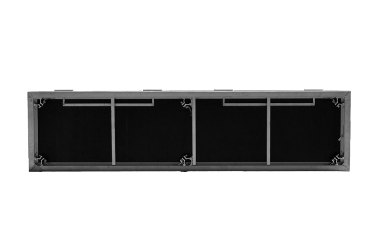 ST2406 - 2440mm x 610mm Stage Top with rail lock system & recessed stage skirt velcro
