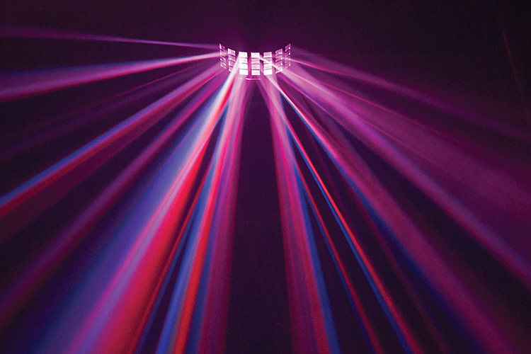 Event Lighting Lite - SABER - 2 x 12W CREE RGBW Rotating Beam Effect
