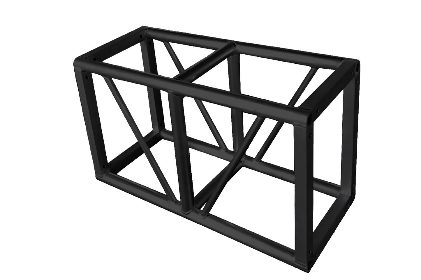 T46BBBK - 400x460mm Bolt Rectangular Truss - Black