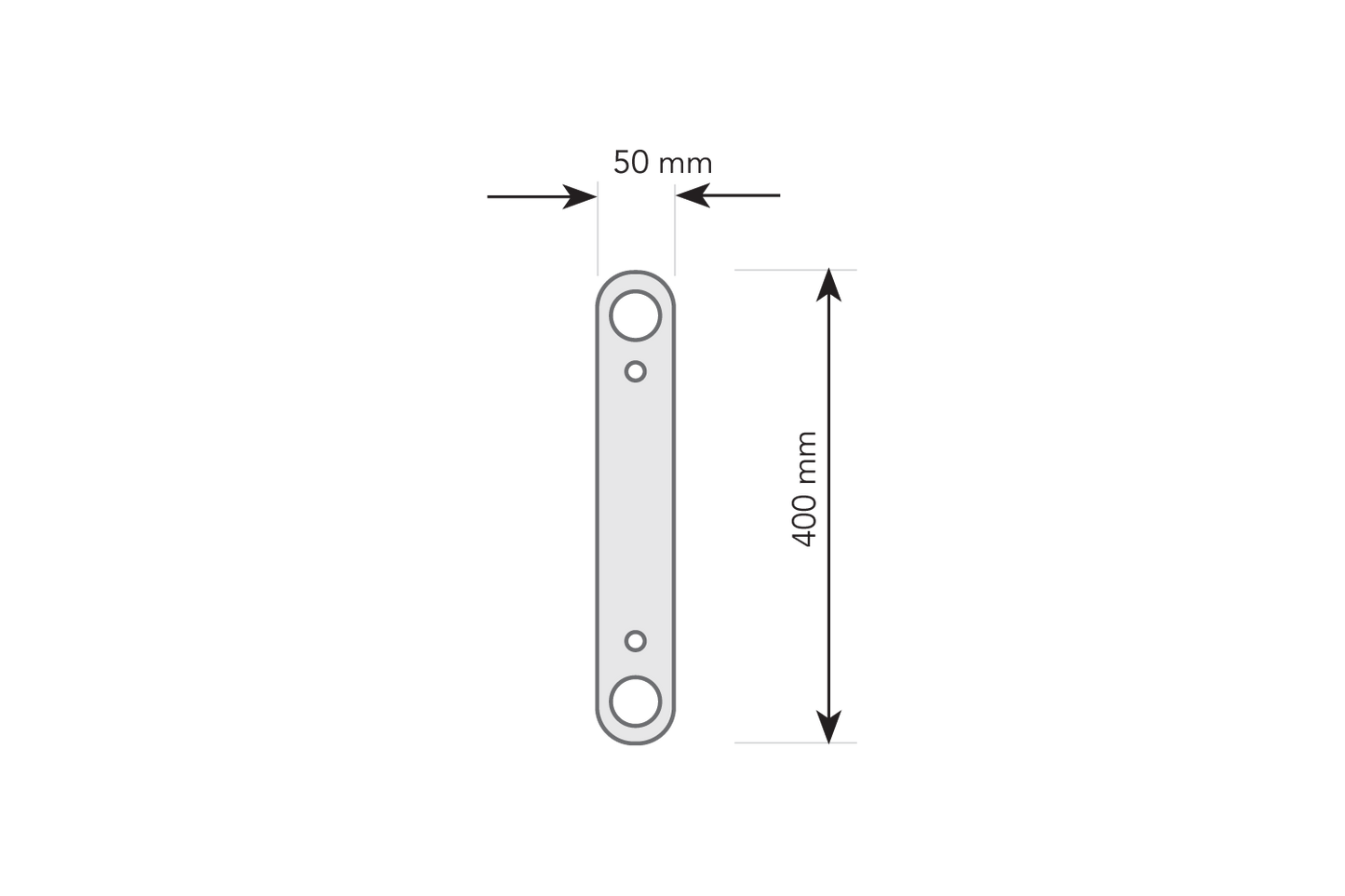 T4FB - 400mm Bolt Flat Truss - Silver