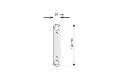 T4FB - 400mm Bolt Flat Truss - Silver