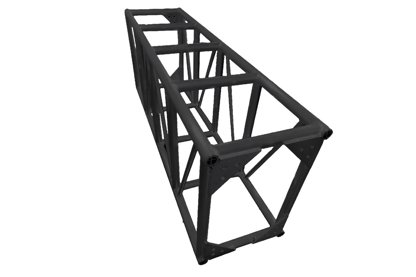 T610BBBK - 600x1000mm Bolt Rectangular Truss - Black