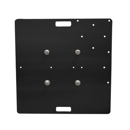 TB750ABK - 290mm Aluminium Spigot Box Truss Base Plate (750mm, black)