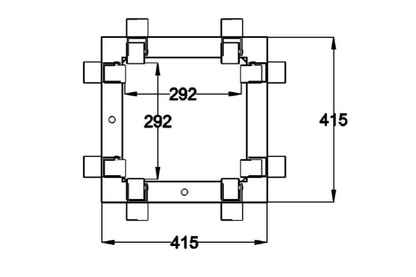 Event Lighting truss sleeve block dimensions