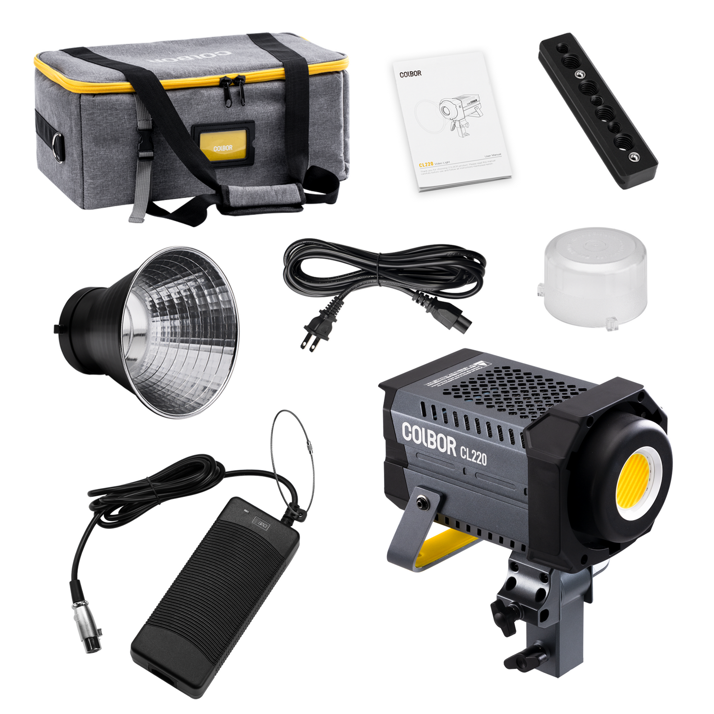 CL220 - 220W Bi-colour COB Video Light