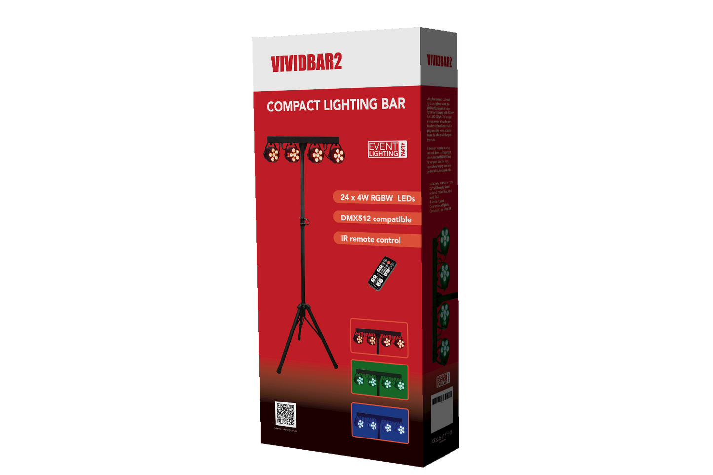 VIVIDBAR2 - 24 x 4W RGBW LED Lighting Bar