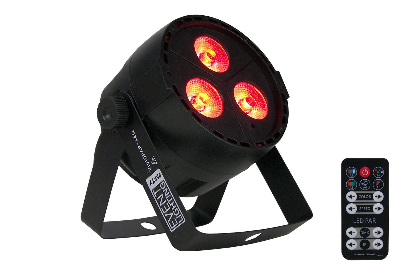 VIVIDPAR3X4Q - Indoor Party Par with 3 x 4W RGBW LEDs
