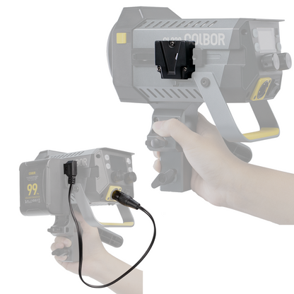 VMXLR3F0.5 - V-Mount Adapter & D-Tap to XLR Cable Kit