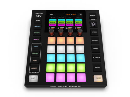 WOLFMIXW1MK3 - Wolfmix W1 MK3 standalone performance DMX lighting controller
