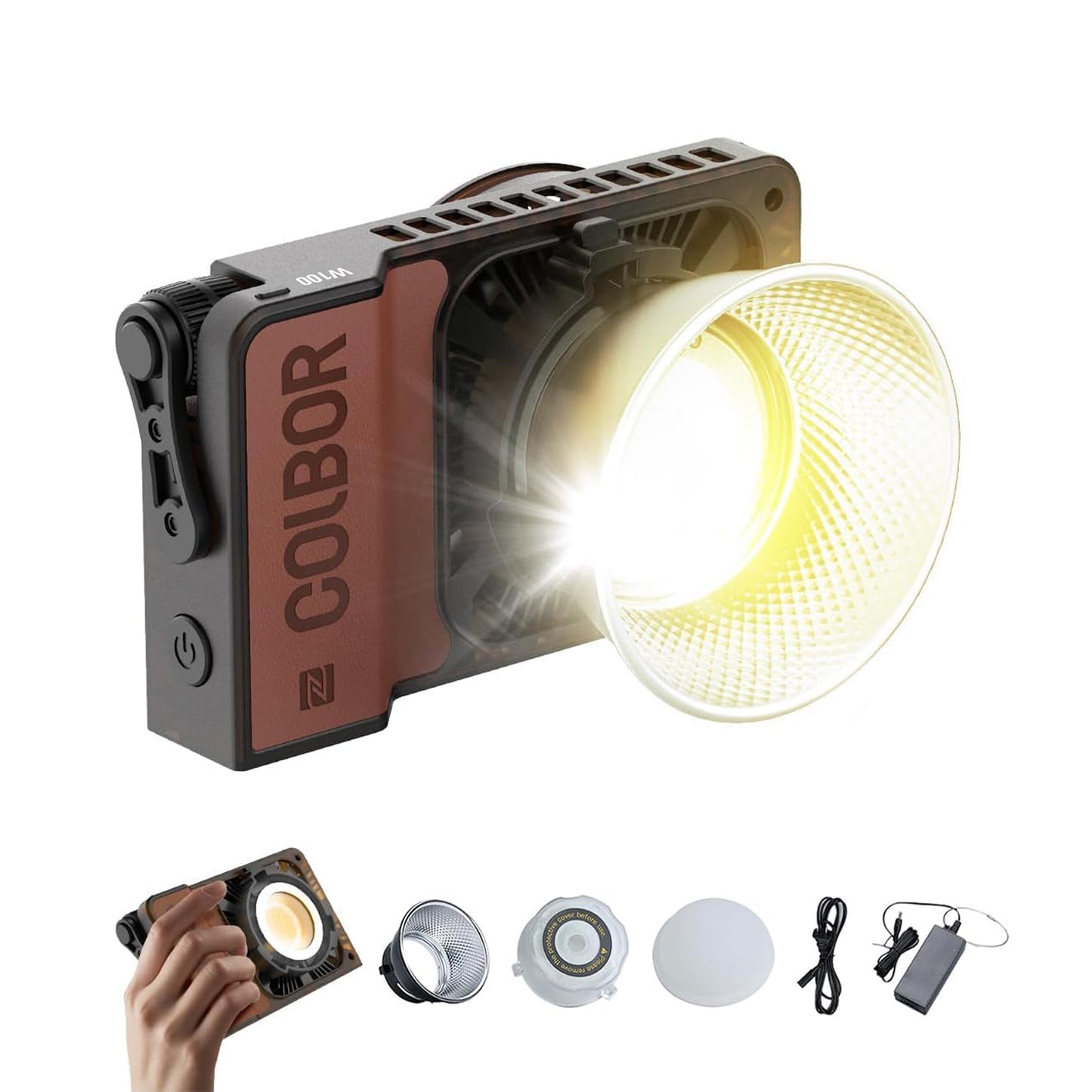 W100KIT - 100W Bi-Colour Portable Video Light Kit