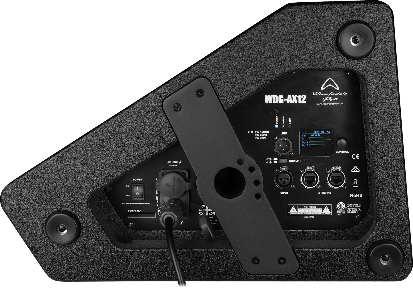 Wharfedale Pro WDG-AX12 - Active 12" Coaxial Wedge Monitor