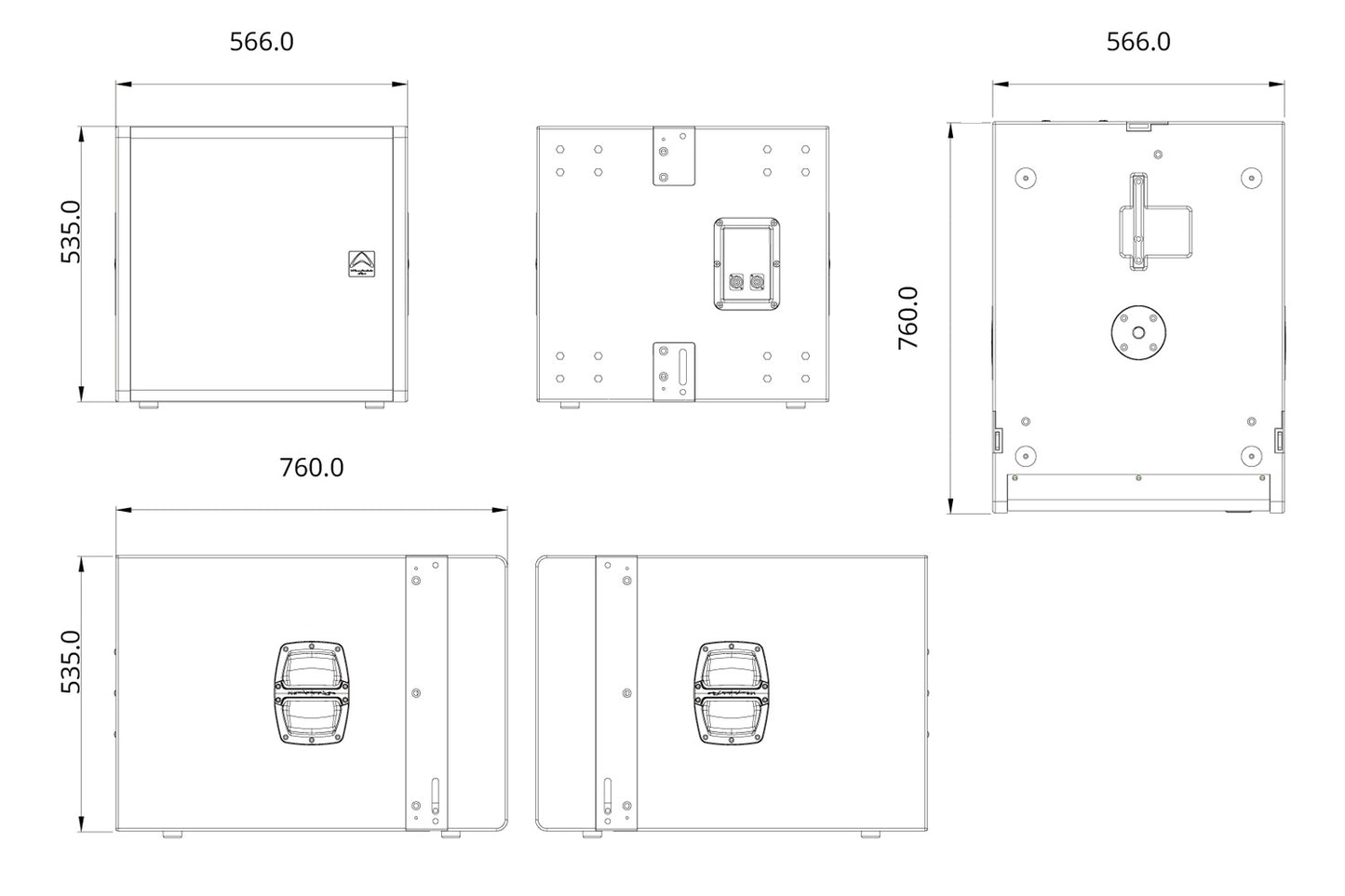 Wharfedale Pro WLA-118SUB - 18" passive subwoofer