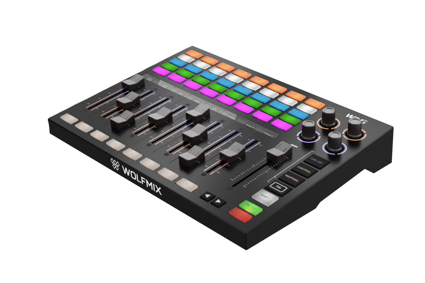 WOLFMIXWING - Wolfmix Expansion Wing with 9 Motorised Faders