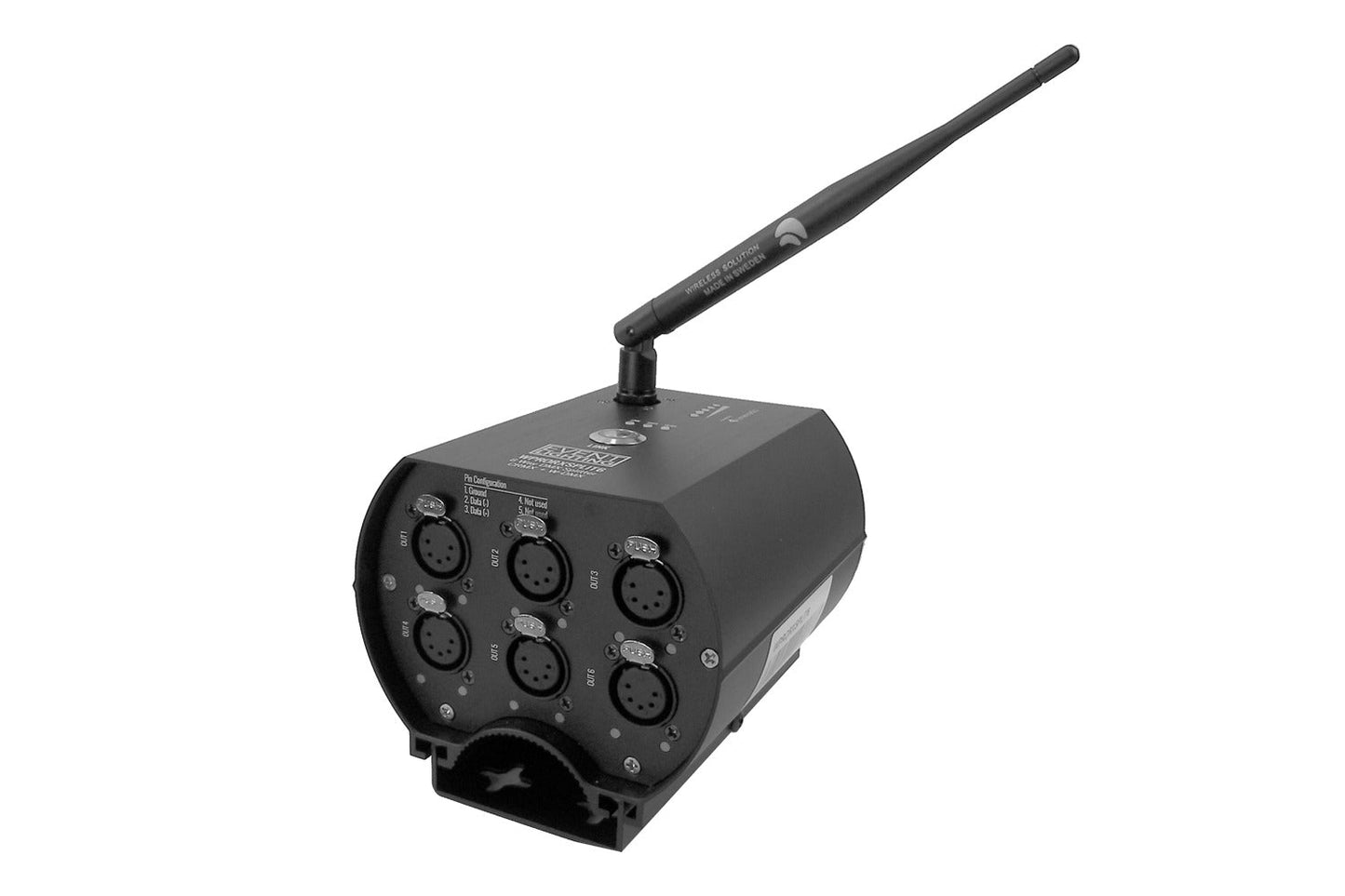 WPRORXSPLIT6 - Indoor Receiver with WDMX G3/4 & CRMX, 6 Way Splitter