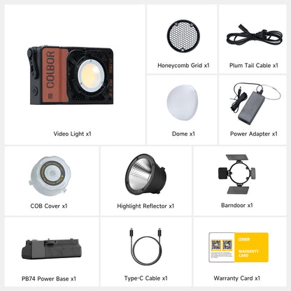 W100KIT - 100W Bi-Colour Portable Video Light Kit