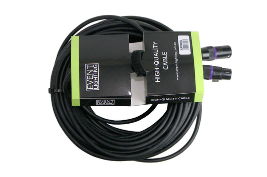 XLR3M3F30 - 3-pin DMX Cable (30m) - purple ring