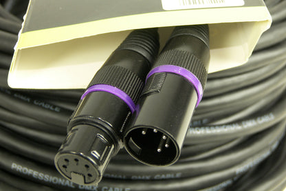 XLR5M5F30 - 5-pin DMX Cable (30m) - purple ring