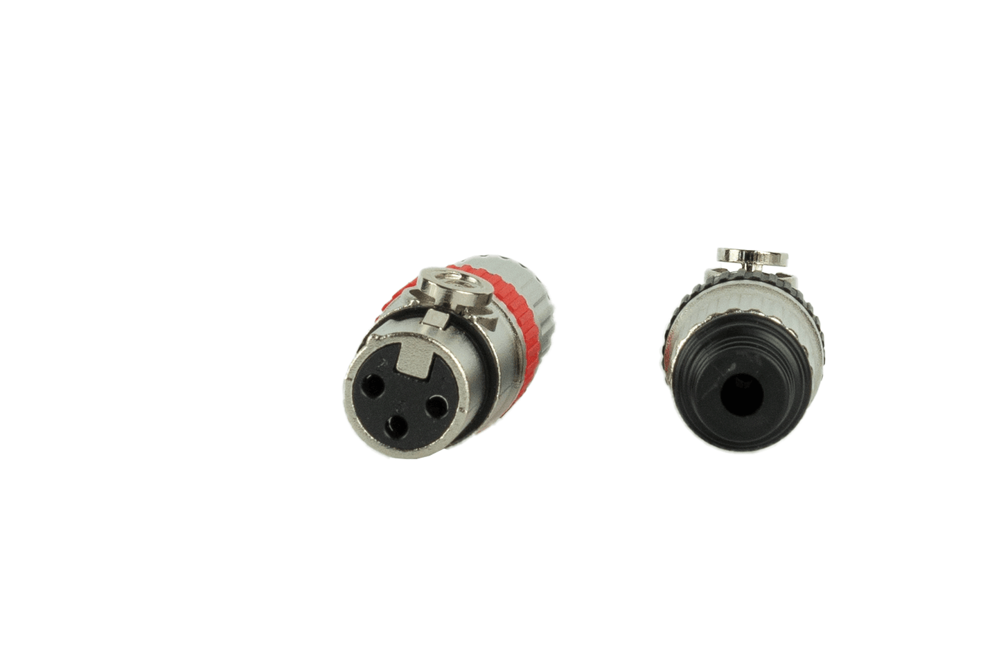 Event Audio XLRF - Pair of XLR 3 pin female audio plugs top view