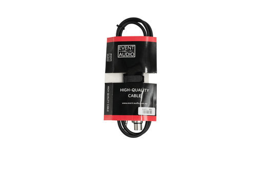 Event Audio XLRFJ1.5BAL - 1.5m XLR 3 Pin Female to Jack Male Signal Lead - Blue Ring packaged product 