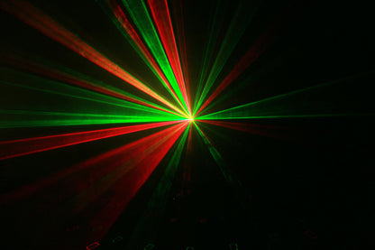 DERBY3 - 3-in-1 Lighting Effect: Derby, LED Strobe and flood light and RGB Laser