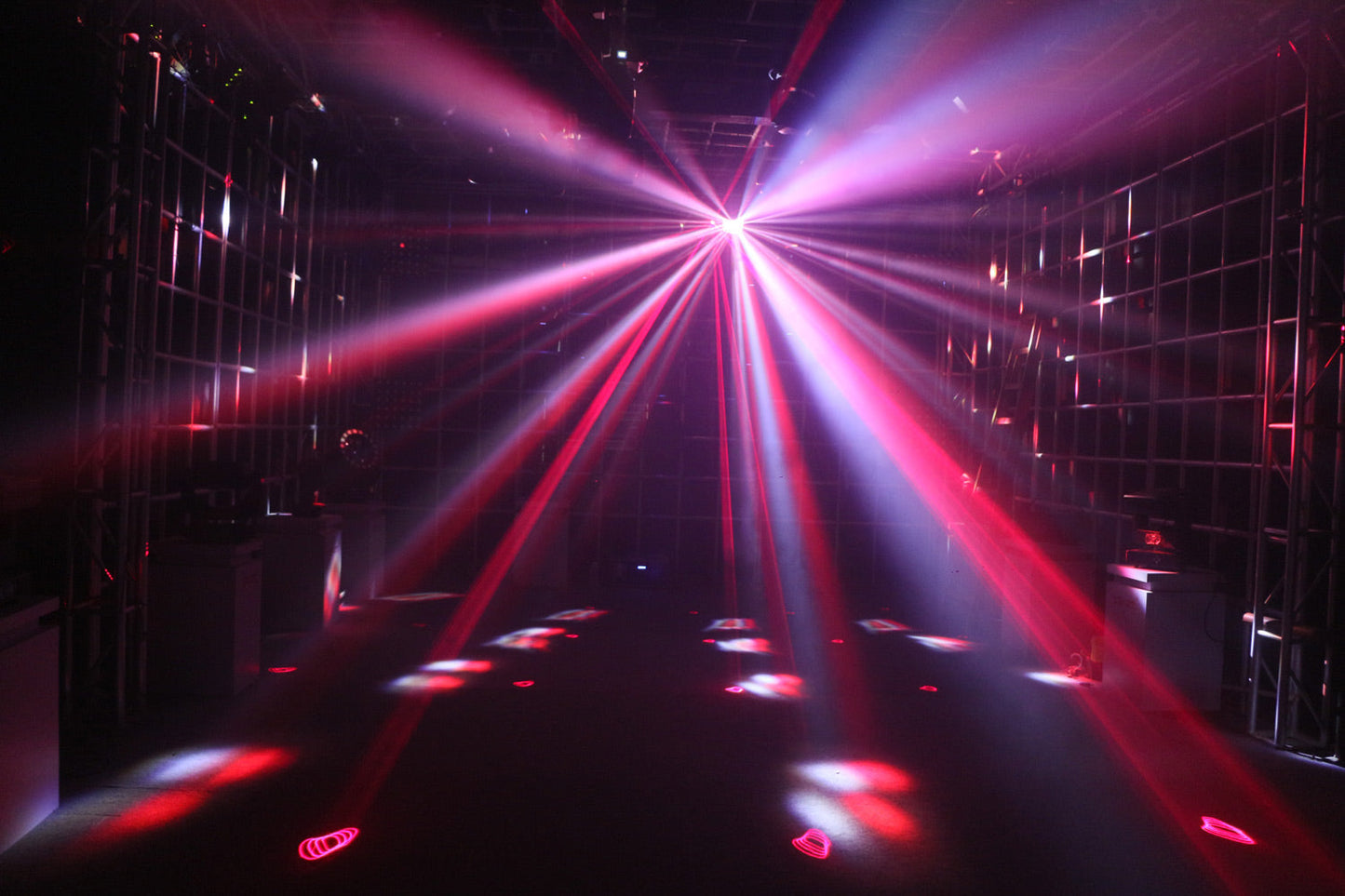 DERBY3 - 3-in-1 Lighting Effect: Derby, LED Strobe and flood light and RGB Laser