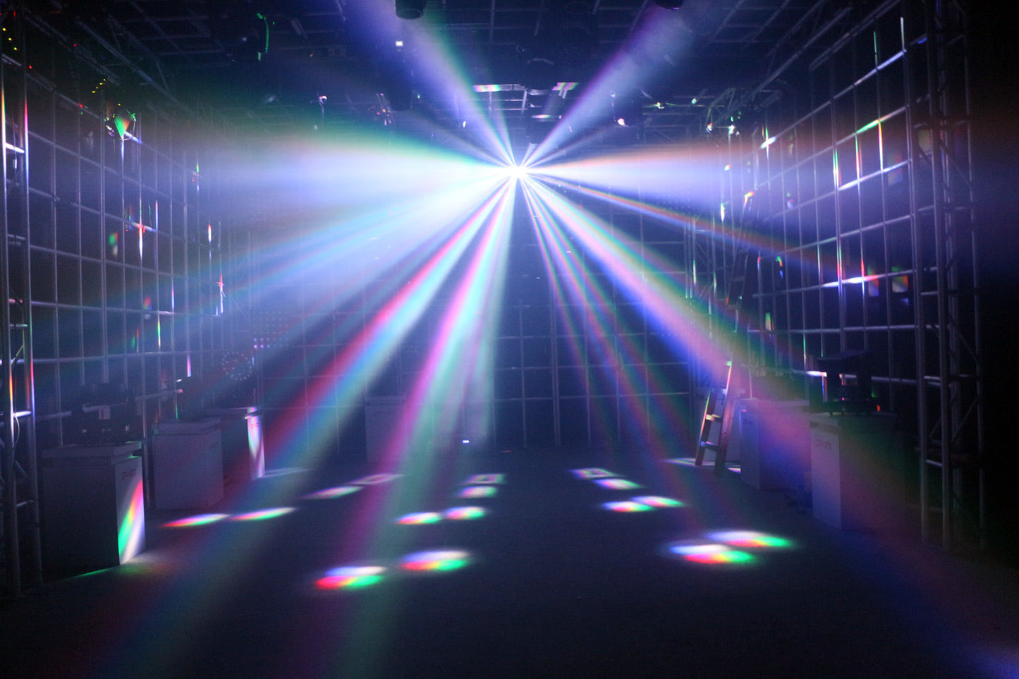 DERBY3 - 3-in-1 Lighting Effect: Derby, LED Strobe and flood light and RGB Laser