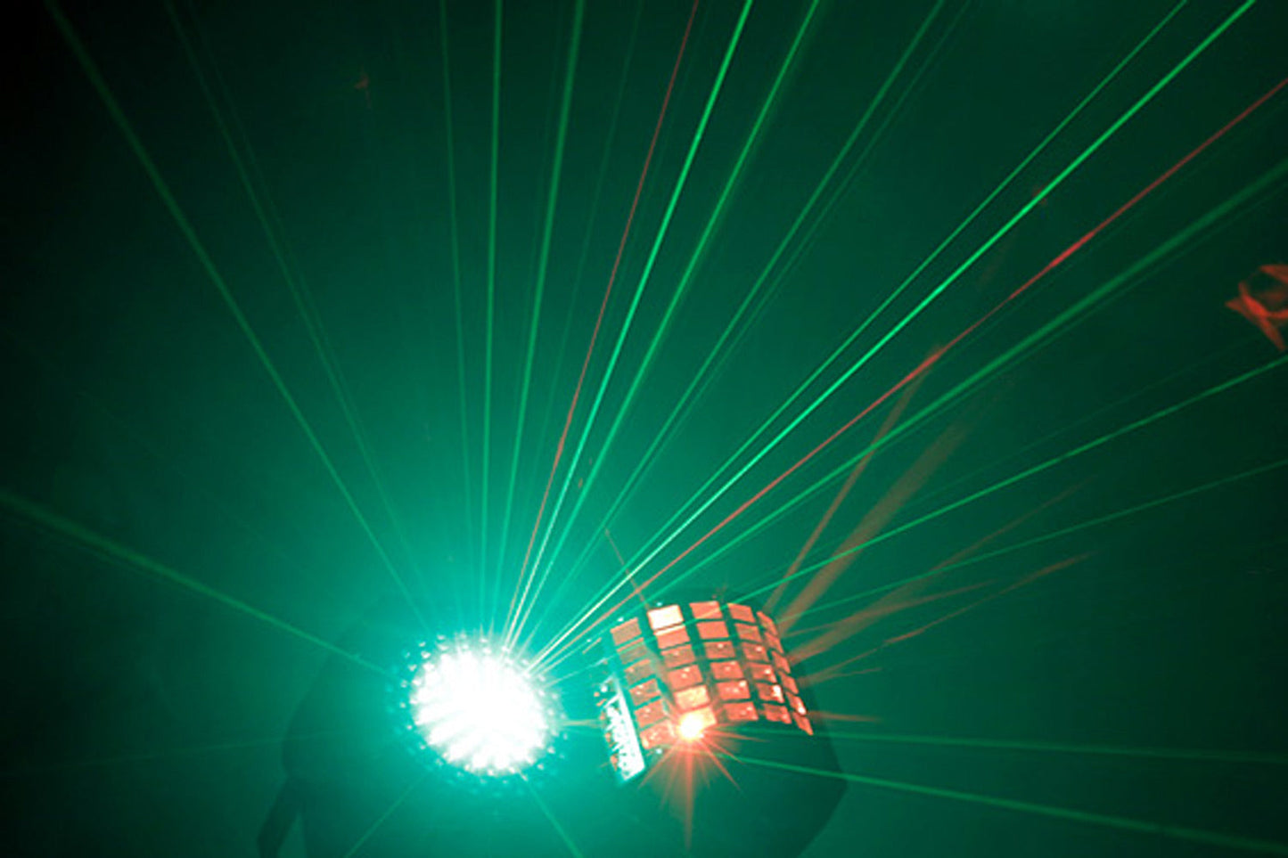 DERBY3 - 3-in-1 Lighting Effect: Derby, LED Strobe and flood light and RGB Laser