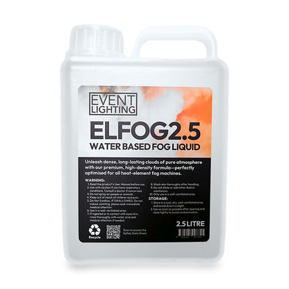 ELFOG2.5 - High Density Fog Fluid - 2.5L