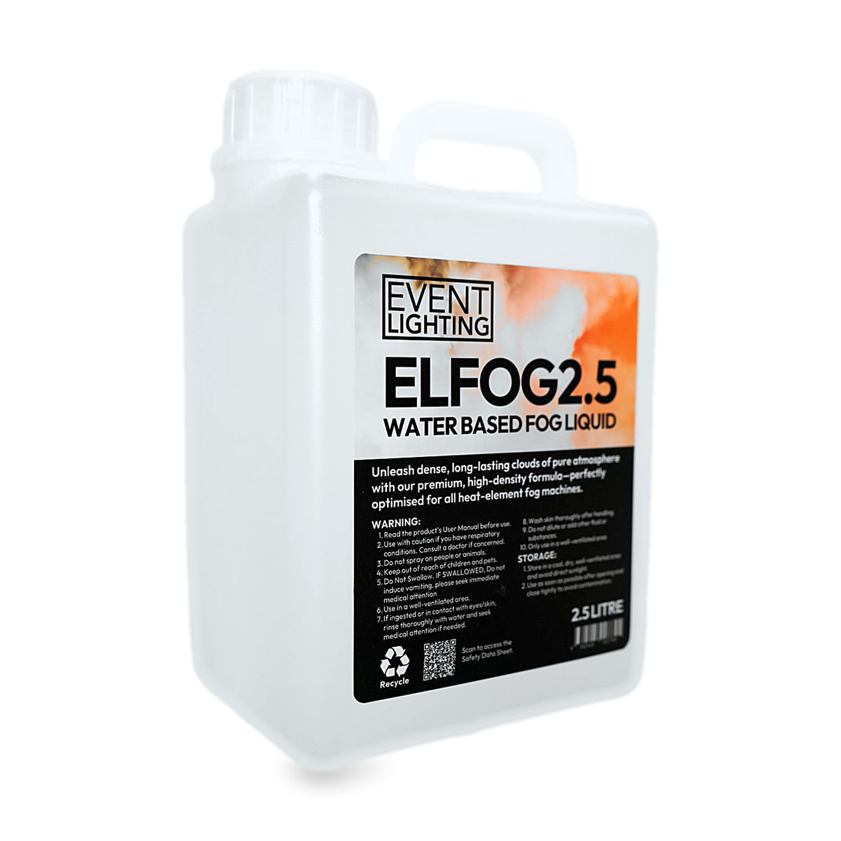 ELFOG2.5 - High Density Fog Fluid - 2.5L