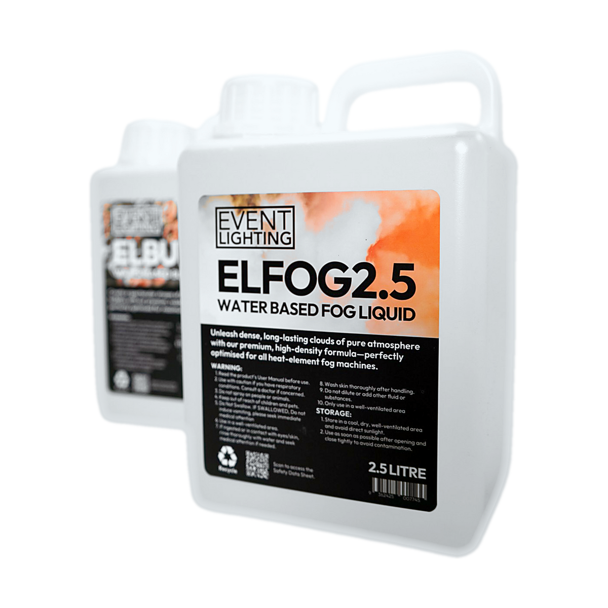 ELFOG2.5 - High Density Fog Fluid - 2.5L