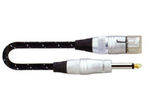 FCMJML10 - XLR 3-F to TS-M 6.5mm Jack Signal Lead (10m) Microphone lead
