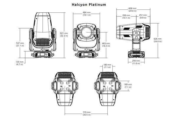 HAL-P-UB-MI - Halcyon Platinum, Ultra-Bright