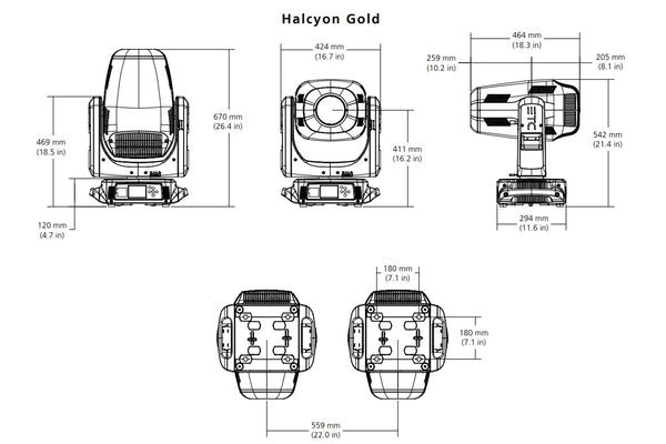HAL-G-UB-MI - Halcyon Gold, Ultra-Bright