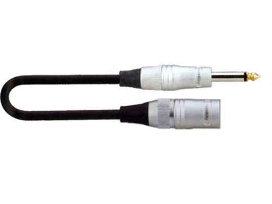 MCMJSL5 - XLR 3-M to TS-M 6.35mm Jack Signal Lead (5m)