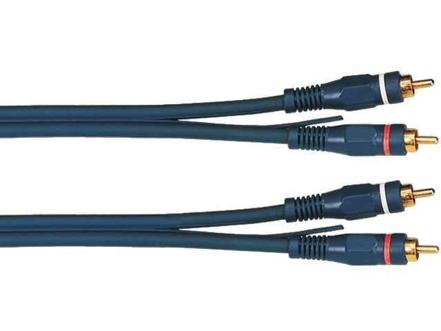 SRSRGL1 - 2 x RCA-M to 2 x RCA-M Signal Lead with Ground Wire (3m)